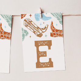 Hoe het westen was een hoge stoel banner Kaart - "