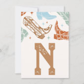 Hoe het westen was een hoge stoel banner Kaart - " (Voorkant)