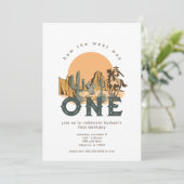 Hoe het Westen was een thema eerste verjaardag par Kaart (Staand voorkant)