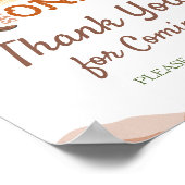 Hoe het westen was een verjaardag cowboy dank je poster (Hoek)