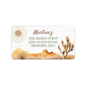 Hoe het Westen was een verjaardagsfeestje Cowboy a Etiket (Voorkant)