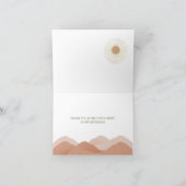 Hoe het Westen was een verjaardagsfeestje Cowboy g Bedankkaart (Binnen)