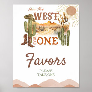 Hoe het Westen was een verjaardagsfeestje Cowboy g Poster