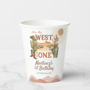 Hoe het Westen was een verjaardagsfeestje Cowboy Papieren Bekers