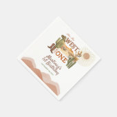 Hoe het Westen was een verjaardagsfeestje Cowboy Servet (Hoek)