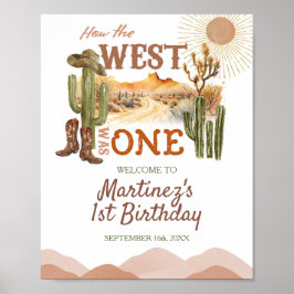 Hoe het Westen was een verjaardagsfeestje Cowboy W Poster