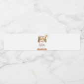 Hoe het Westen was een verjaardagsfeestje Cowboy Waterfles Etiket (Enkel label)