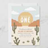 Hoe het Westen was One Cowboy Verjaardag Kaart (Voorkant)