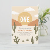 Hoe het Westen was One Cowboy Verjaardag Kaart (Staand voorkant)