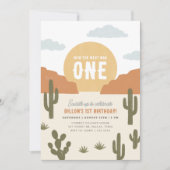 Hoe het Westen was One Cowboy Verjaardag Kaart (Voorkant)