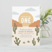 Hoe het Westen was One Cowboy Verjaardag Kaart (Staand voorkant)