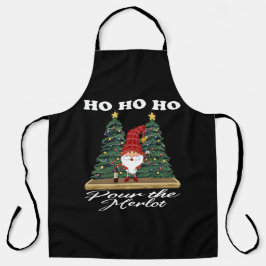 Hoe Ho Kerst Gnoom Giet de Merlot Schort