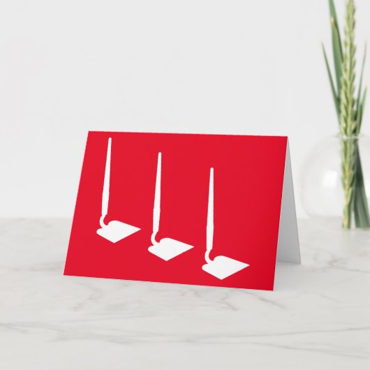 HOE HOE HOE FEESTDAGEN KAART (Voorkant)