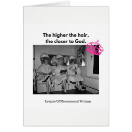 Hoe hoger het haar, hoe dichter bij God.