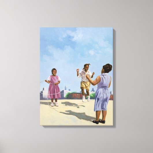 Hoe hoog? 2001 canvas afdruk (Voorkant)