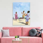 Hoe hoog? 2001 canvas afdruk (Insitu (Woonkamer))