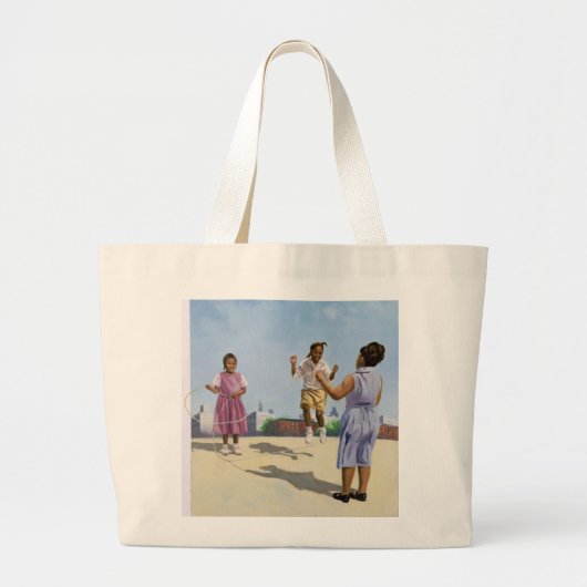 Hoe hoog? 2001 grote tote bag (Voorkant)