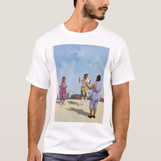 Hoe hoog? 2001 t-shirt (Voorkant)