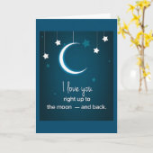 HOE HOOR JE *NAAR DE MOON EN TERUG* JUBILEUM KAART (Gele Bloem)