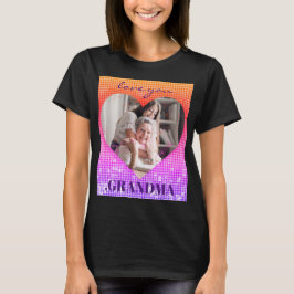 HOE HOORT U VAN GRANDMA DOUANE FOTO HOLOGRAPHY T-SHIRT