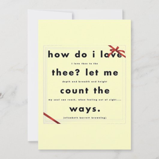 Hoe hou ik van de Kaart van het Jubileum van het C (Voorkant)