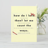 Hoe hou ik van de Kaart van het Jubileum van het C (Staand voorkant)