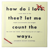 Hoe hou ik van hen? tegeltje (Voorkant)