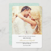 Hoe hou ik van het poëzie Romantic script Save The Date (Voorkant / Achterkant)