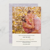 Hoe hou ik van het poëzie Romantic script Save The Date (Voorkant / Achterkant)