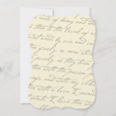 Hoe hou ik van het poëzie Romantic  script Save The Date (Achterkant)