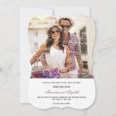 Hoe hou ik van het poëzie Romantic  script Save The Date (Voorkant)