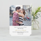 Hoe hou ik van het poëzie Romantic  script Save The Date (Staand voorkant)