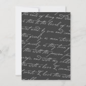 Hoe hou ik van het poëzie Romantic  script Save The Date (Achterkant)