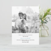 Hoe hou ik van het poëzie Romantic  script Save The Date (Staand voorkant)