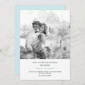 Hoe hou ik van het poëzie Romantic  script Save The Date (Voorkant / Achterkant)