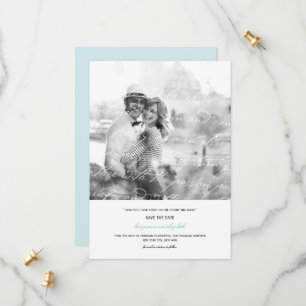 Hoe hou ik van het poëzie Romantic  script Save The Date