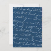 Hoe hou ik van het poëzie Romantic  script Save The Date (Achterkant)