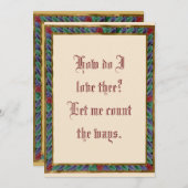 Hoe hou ik van je? (Voorkant / Achterkant)