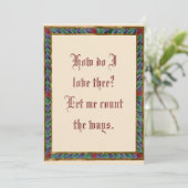 Hoe hou ik van je? (Staand voorkant)