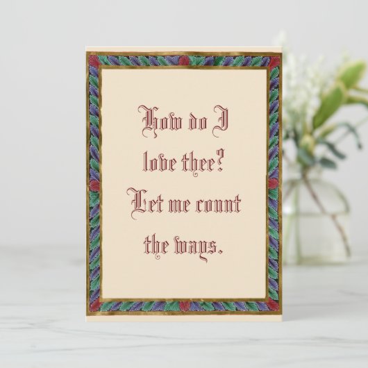 Hoe hou ik van je? (Staand voorkant)