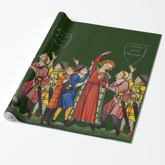 Hoe hou ik van je? cadeaupapier (Uitgerold)