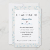 Hoe hou ik van je? Typografie Poetry Wedding Kaart (Achterkant)