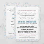 Hoe hou ik van je? Typografie Poetry Wedding Kaart (Voorkant / Achterkant)