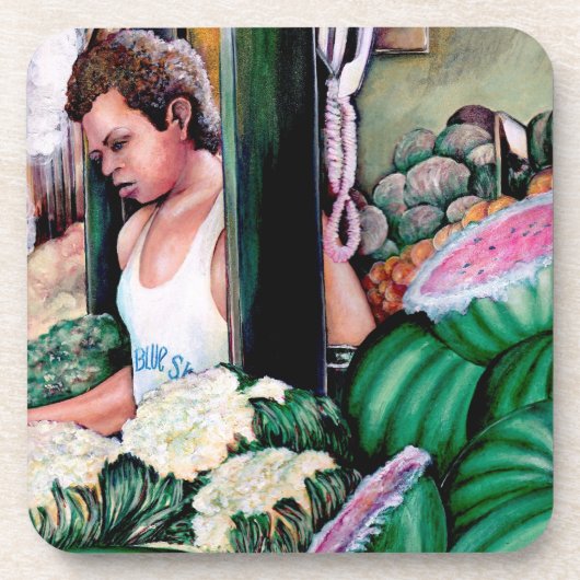 Hoe hou je van die meloenen? bier onderzetter (Voorkant)