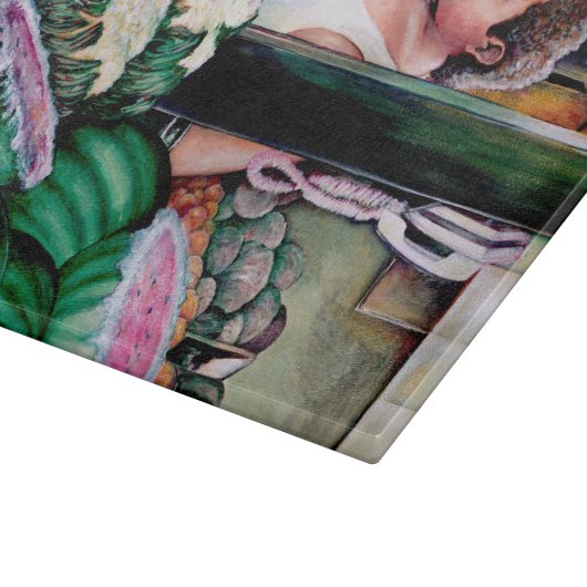 Hoe hou je van die meloenen? snijplank (Hoek)