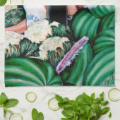 Hoe hou je van die meloenen? theedoek (Gevouwen)