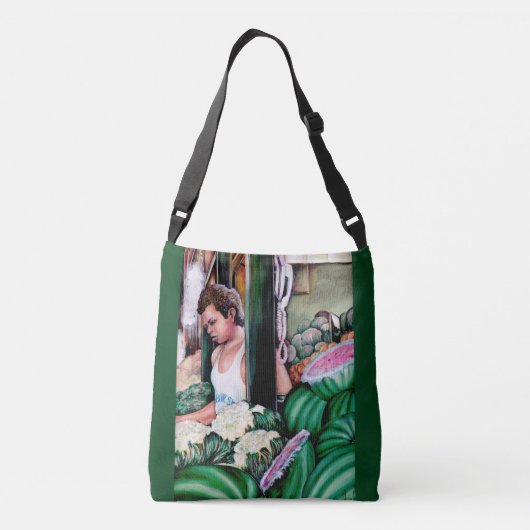 Hoe hou je van die Melons? Crossbody Tas (Achterkant)