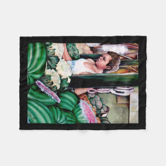 Hoe hou je van die Melons? Fleece Deken (Voorkant (Horizontaal))