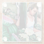 Hoe hou je van die Melons? Glazen Onderzetter (Achterkant)