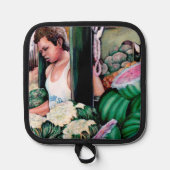 Hoe hou je van die Melons? Pannenlap (Voorkant)